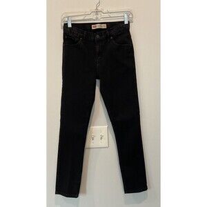 Levi's Girls  512 SLIM TAPER Slim Fit Straight Leg Jeans, Black, Size 14R w27"